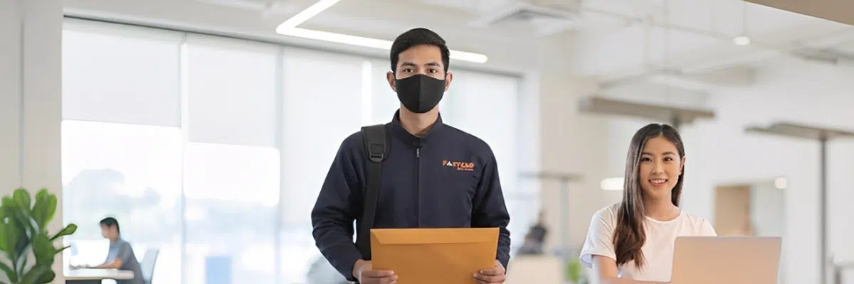 บริการพนักงานส่งเอกสารประจำบริษัท