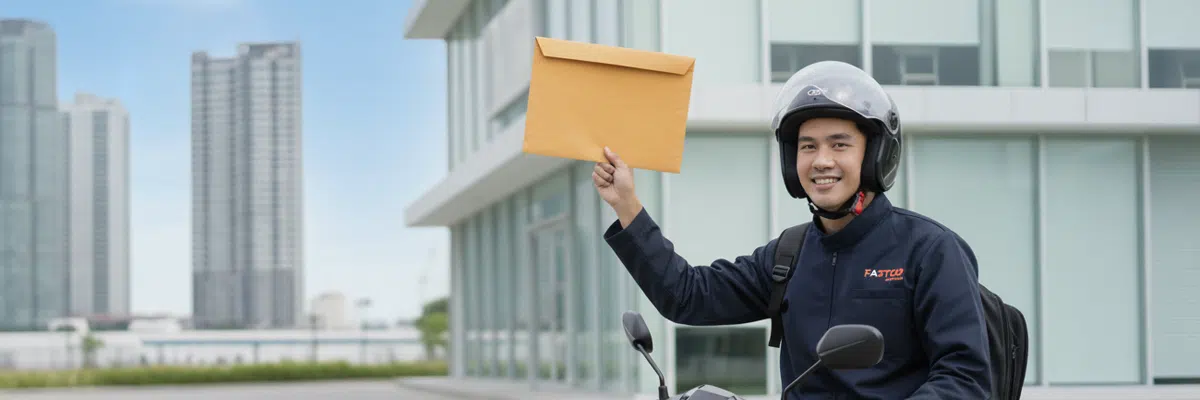 บริการพนักงานส่งเอกสารรายเดือน